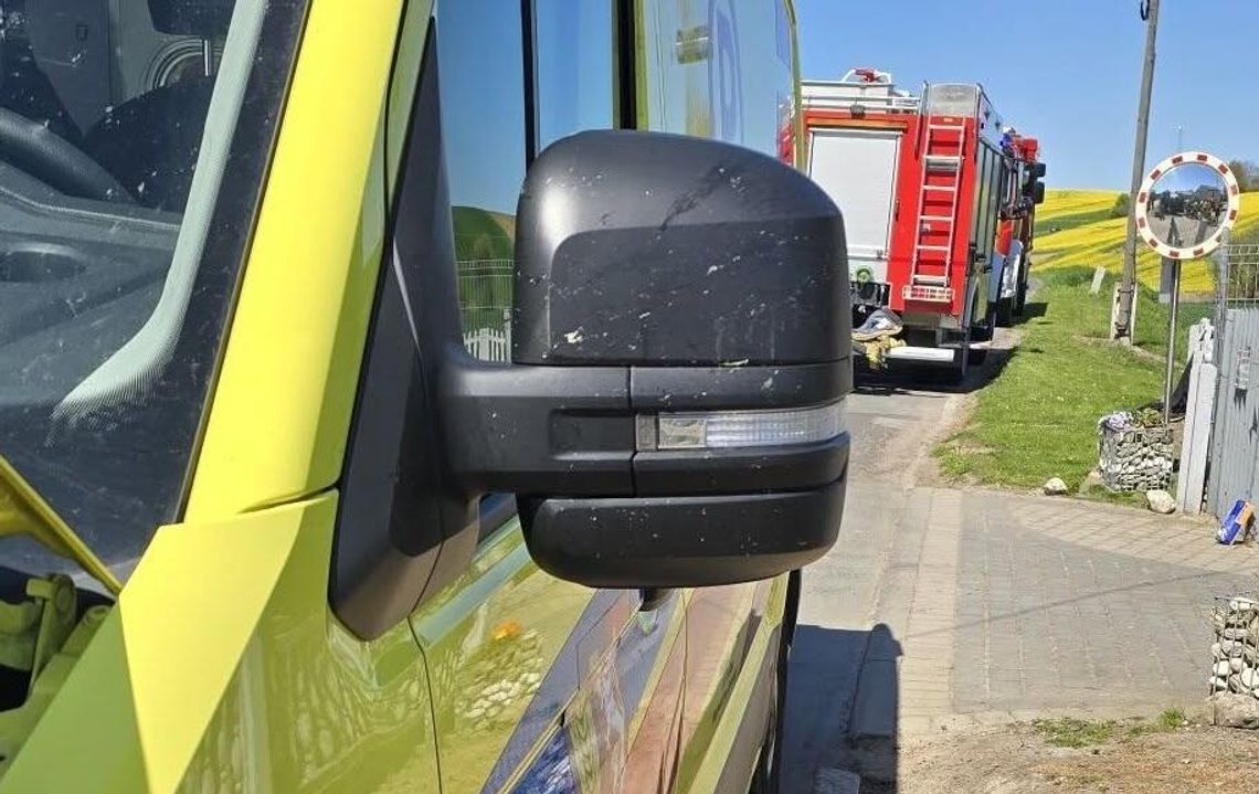 Tragiczny wypadek w Łańcu. Mężczyzna zginął po upadku ze schodów