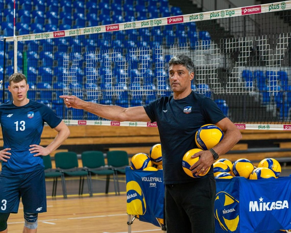 Trener Andrea Giani wrócił do Kędzierzyna-Koźla i prowadzi ZAKSĘ