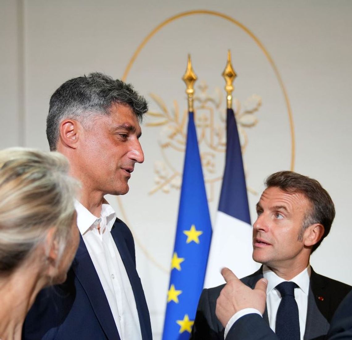 Trener siatkarskiej reprezentacji Francji oraz ZAKSY z wizytą u prezydenta Emmanuela Macrona