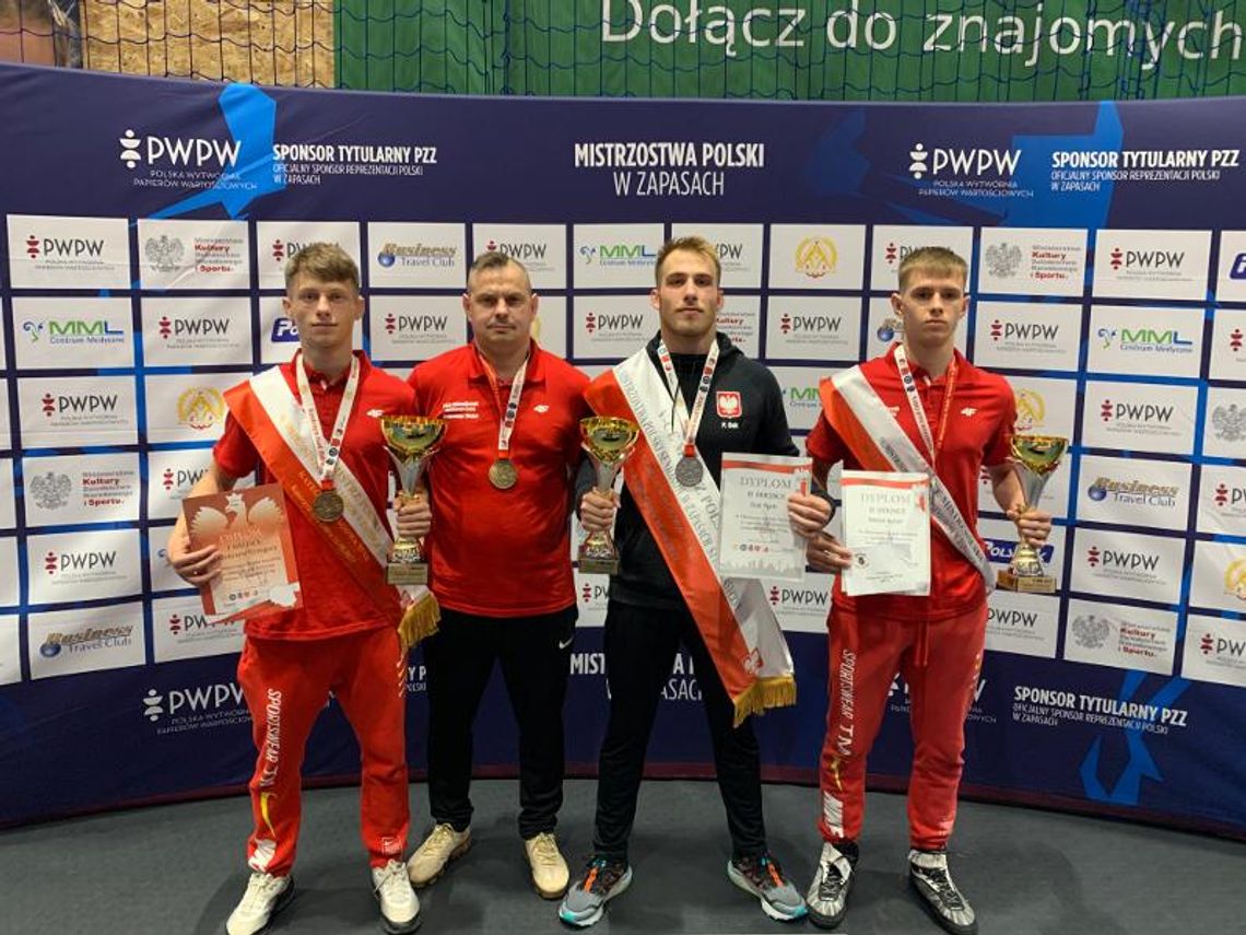 Trzech zapaśników z Kędzierzyna-Koźla wywalczyło medale mistrzostw Polski seniorów