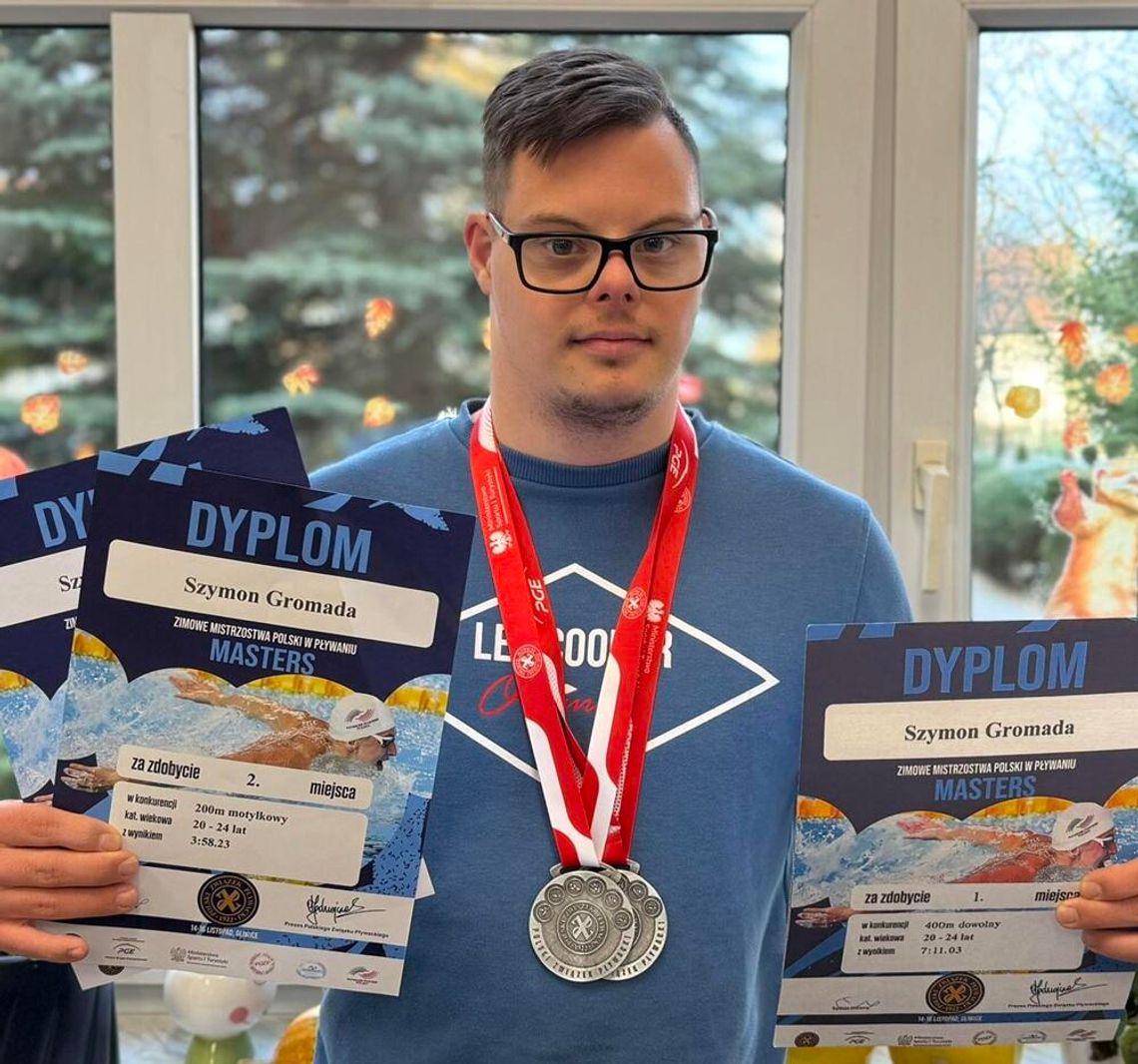 Trzy medale Szymona Gromady na mistrzostwach Polski masters