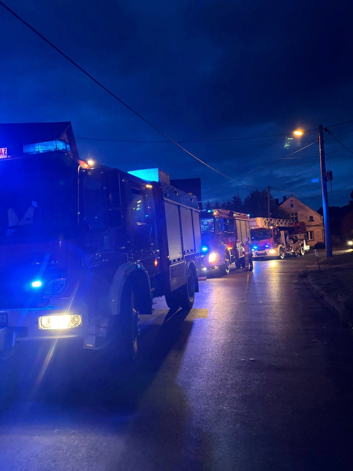 Trzy zastępy straży pożarnej interweniowały w Ligocie Małej