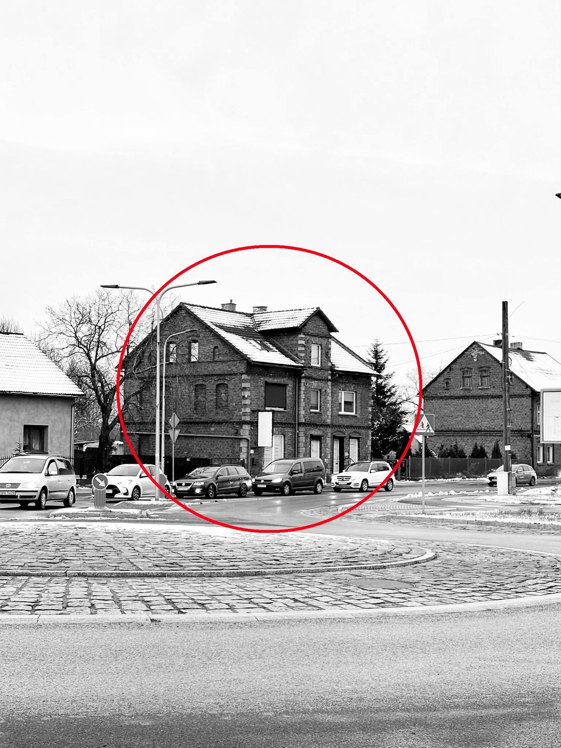 Tu dawniej mieścił się rozdzielczy punkt pocztowy