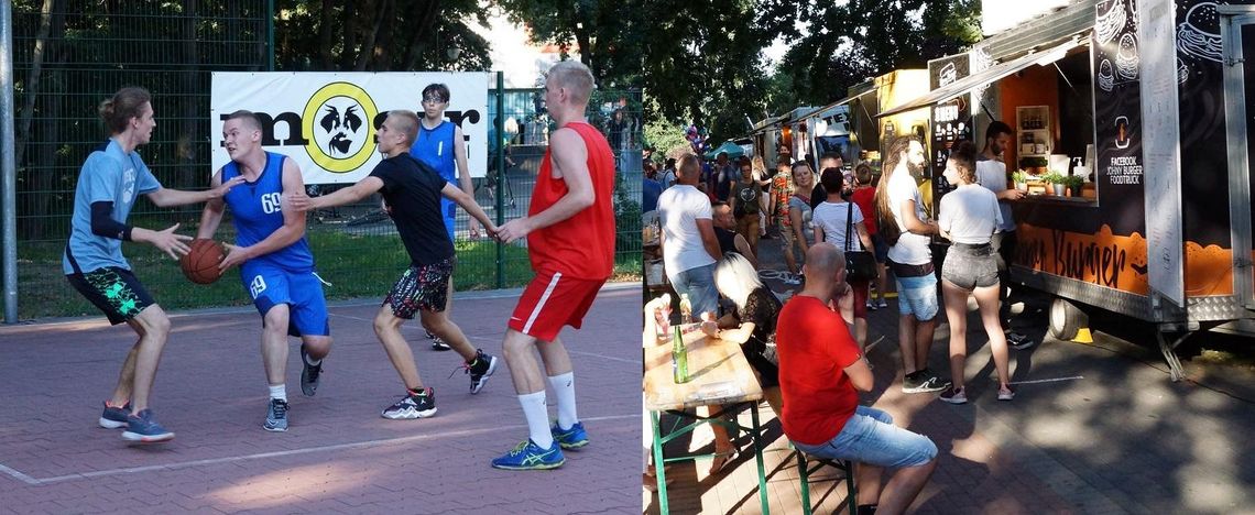 Turniej koszykówki ulicznej na "Żarciowozach" w Kędzierzynie-Koźlu