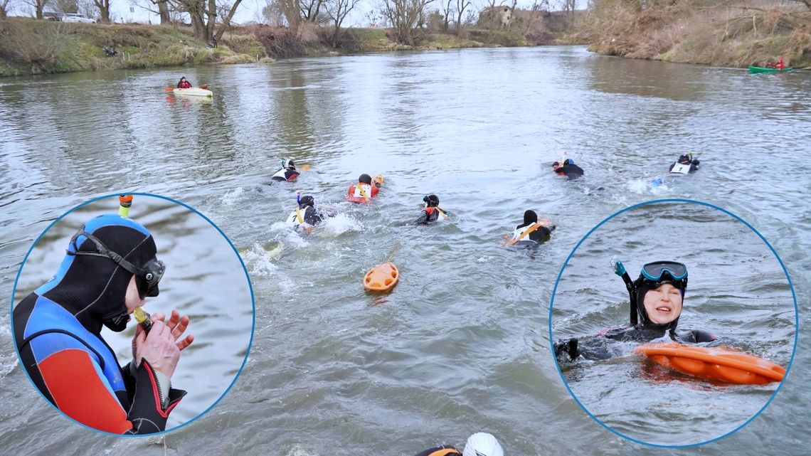 Twardziele znów przepłyną fragment lodowatej Odry