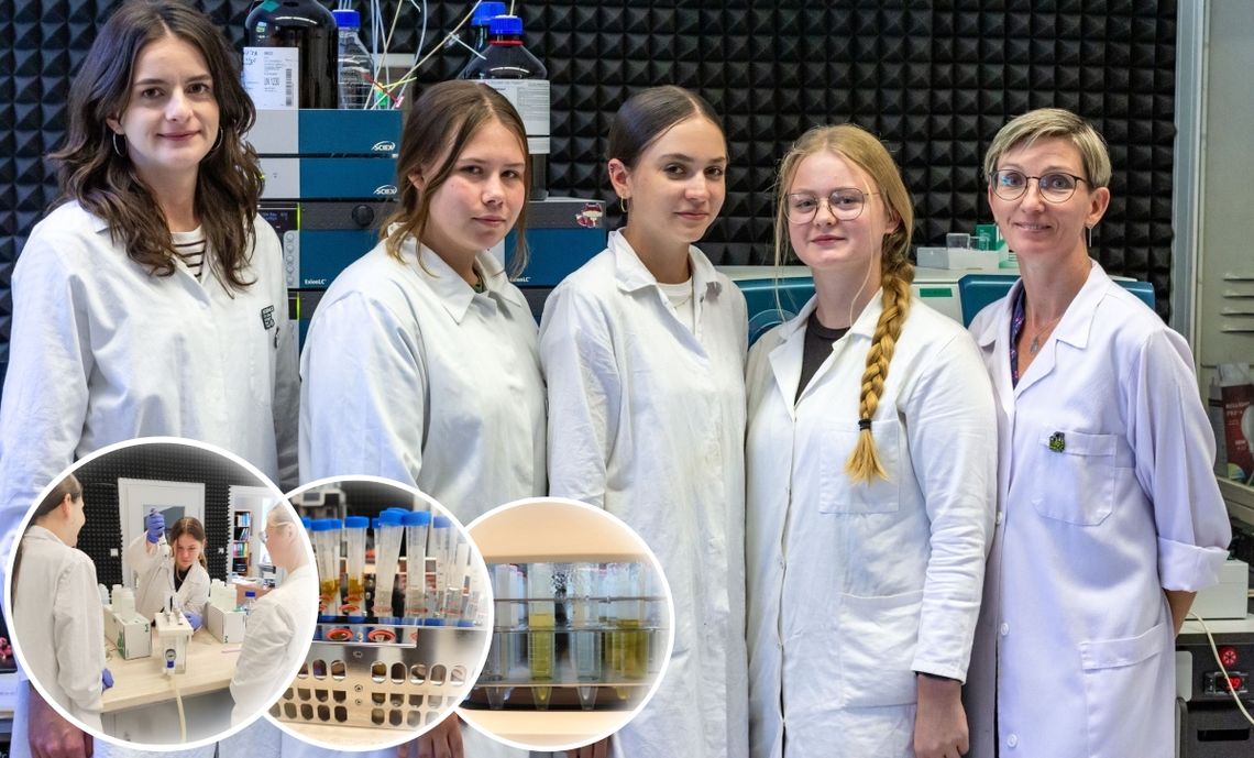 Uczennice „Reja” badały groźne dla środowiska substancje PFAS. ZDJĘCIA