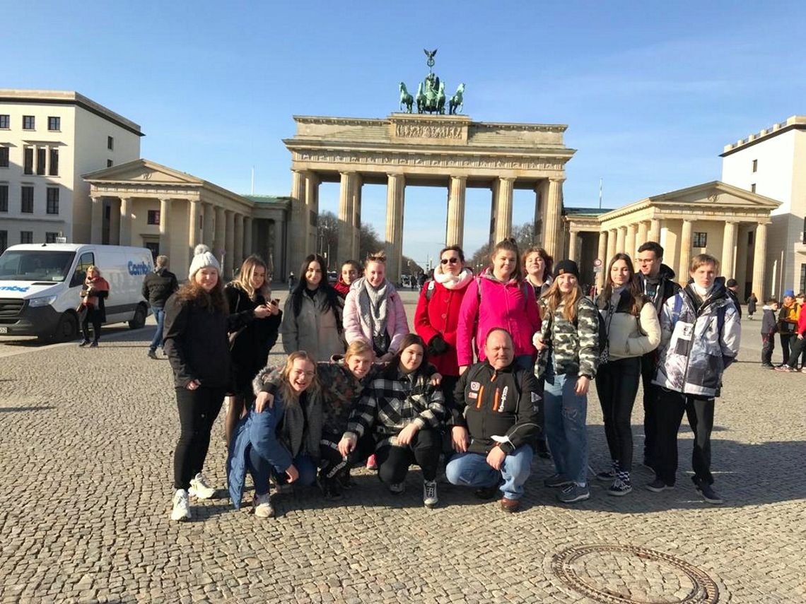 Uczniowie "Budowlanki" zwiedzili Berlin w ramach projektu Erasmus+