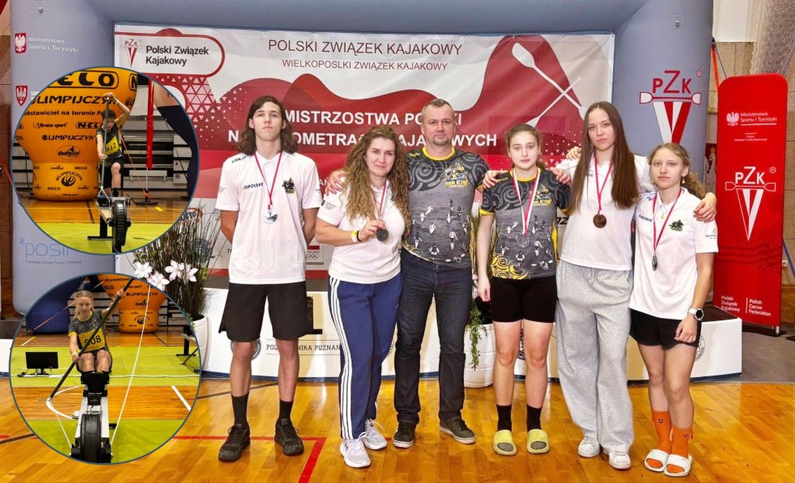 Udany start zawodników AQUA Active w 7. Mistrzostwach Polski na Ergometrach Kajakowych. ZDJĘCIA
