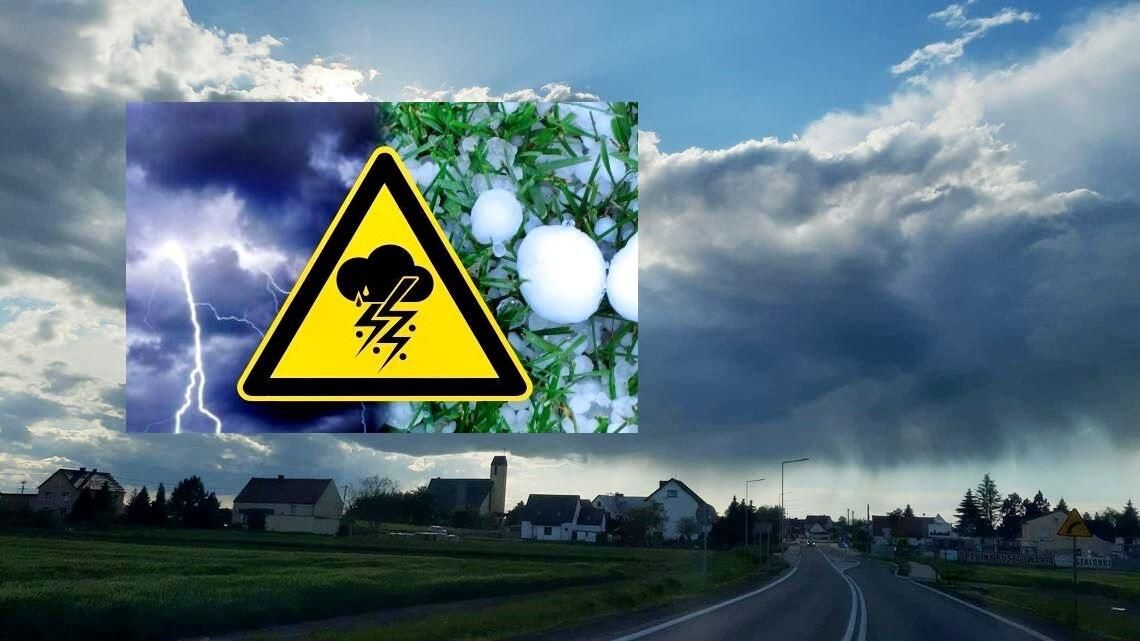 Uwaga – możliwe burze z silnym wiatrem i deszczem! Ostrzeżenie dla naszego powiatu