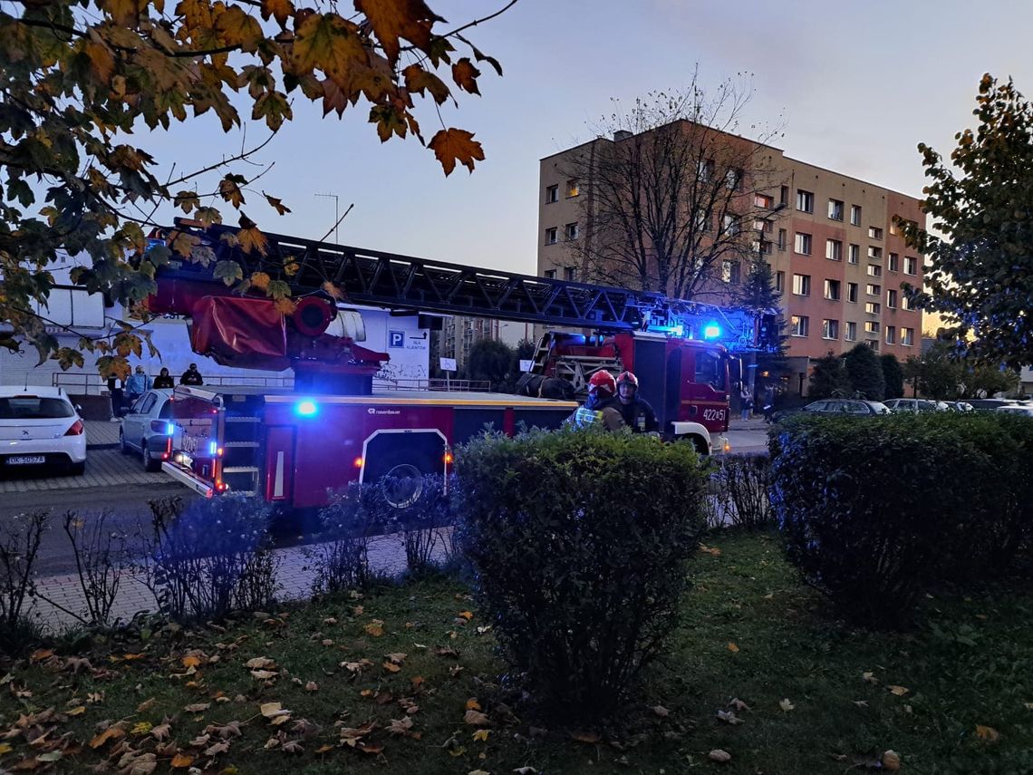 Z lokatorką nie było kontaktu. Sąsiedzi pomylili budzik z czujką czadu