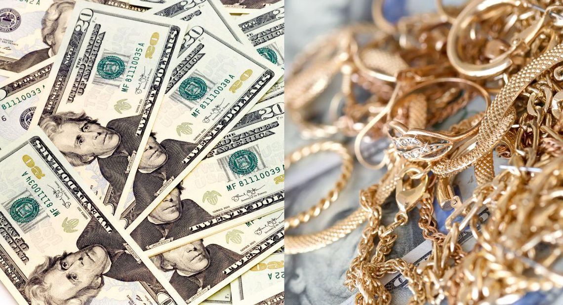 W szafie z bielizną, znajdowały się kosztowności: marki, dolary, złotówki i cenna biżuteria