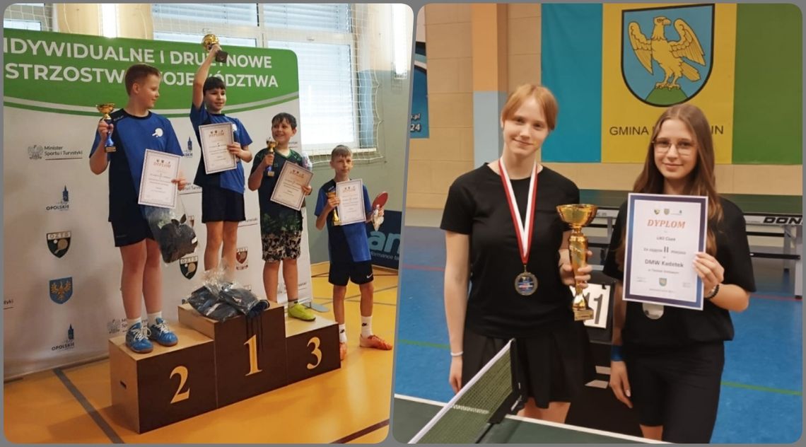 W UKS Cisek mają powody do radości. Sukcesy tenisistów stołowych