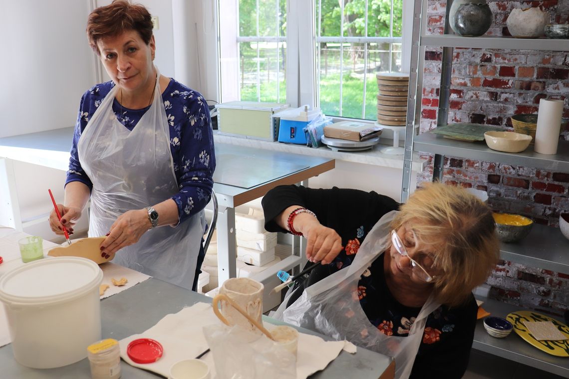 Warsztaty integracja przy kole garncarskim