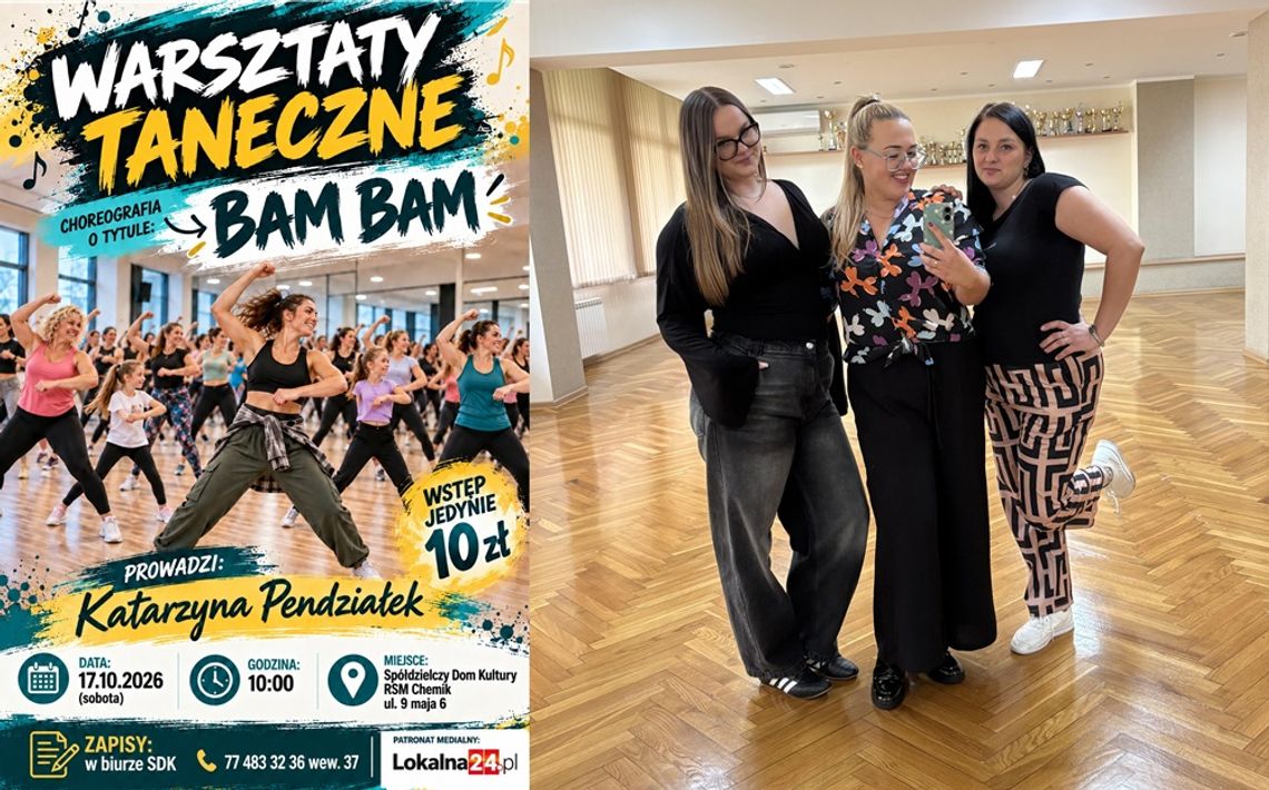 Warsztaty taneczne i bal dyniowy. Nowe otwarcie w SDK RSM „Chemik” Warsztaty taneczne i bal dyniowy. Nowe otwarcie w SDK RSM „Chemik”
