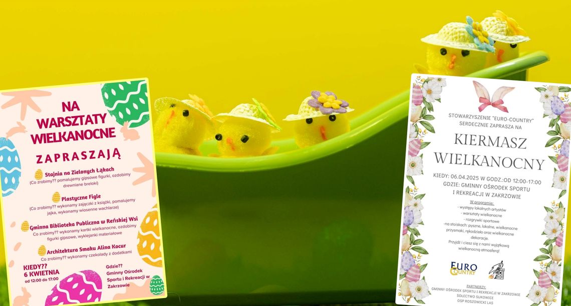 Warsztaty wielkanocne i kiermasz w Zakrzowie już w niedzielę