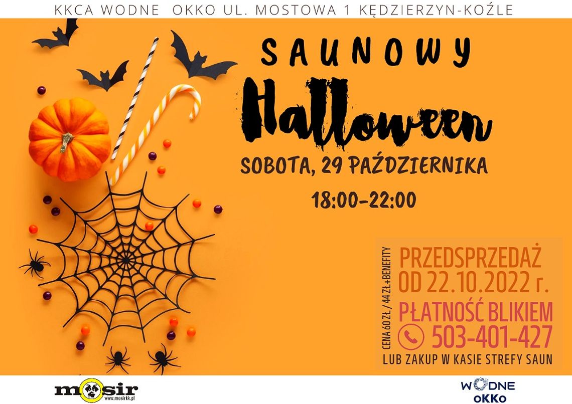 Wieczór saunowy Halloween w Wodnym oKKu