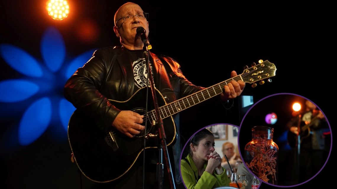 Wieczór z poezją i humorem. Koncert Roberta Kasprzyckiego w Klubie Kameleon. ZDJĘCIA