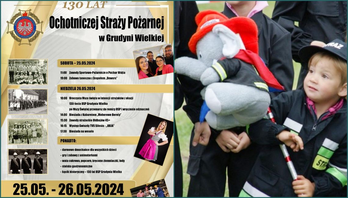 Wielkie święto druhów w Grudyni Wielkiej. 130-lecie OSP