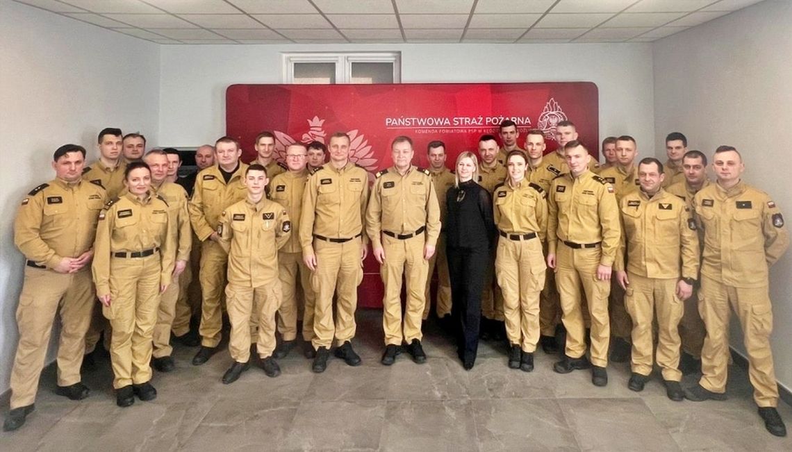 Wizyta Opolskiego Komendanta Wojewódzkiego PSP w Kędzierzynie‑Koźlu. ZDJĘCIA