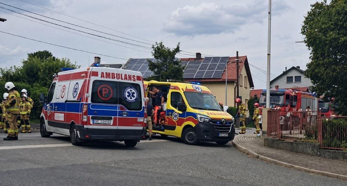 Wjechała wprost pod prawidłowo jadący samochód Wjechała wprost pod prawidłowo jadący samochód
