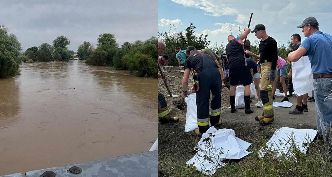 Woda w Odrze opada, ale cały czas jest powyżej stanu alarmowego