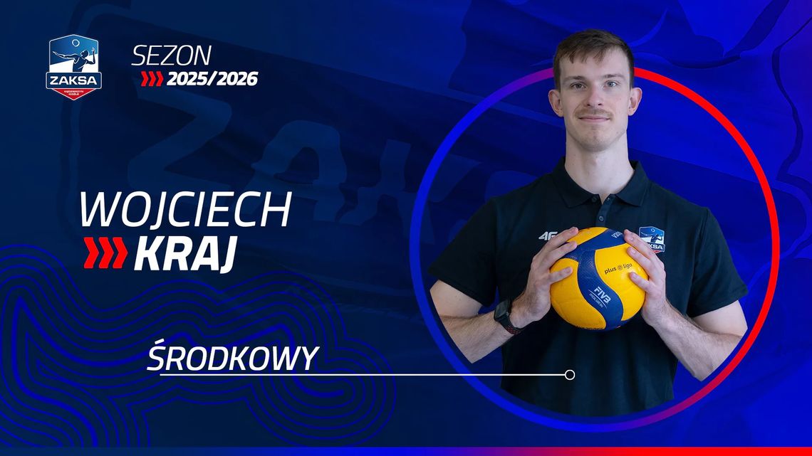 Wojciech Kraj zamyka skład ZAKSY na sezon 2025/2026