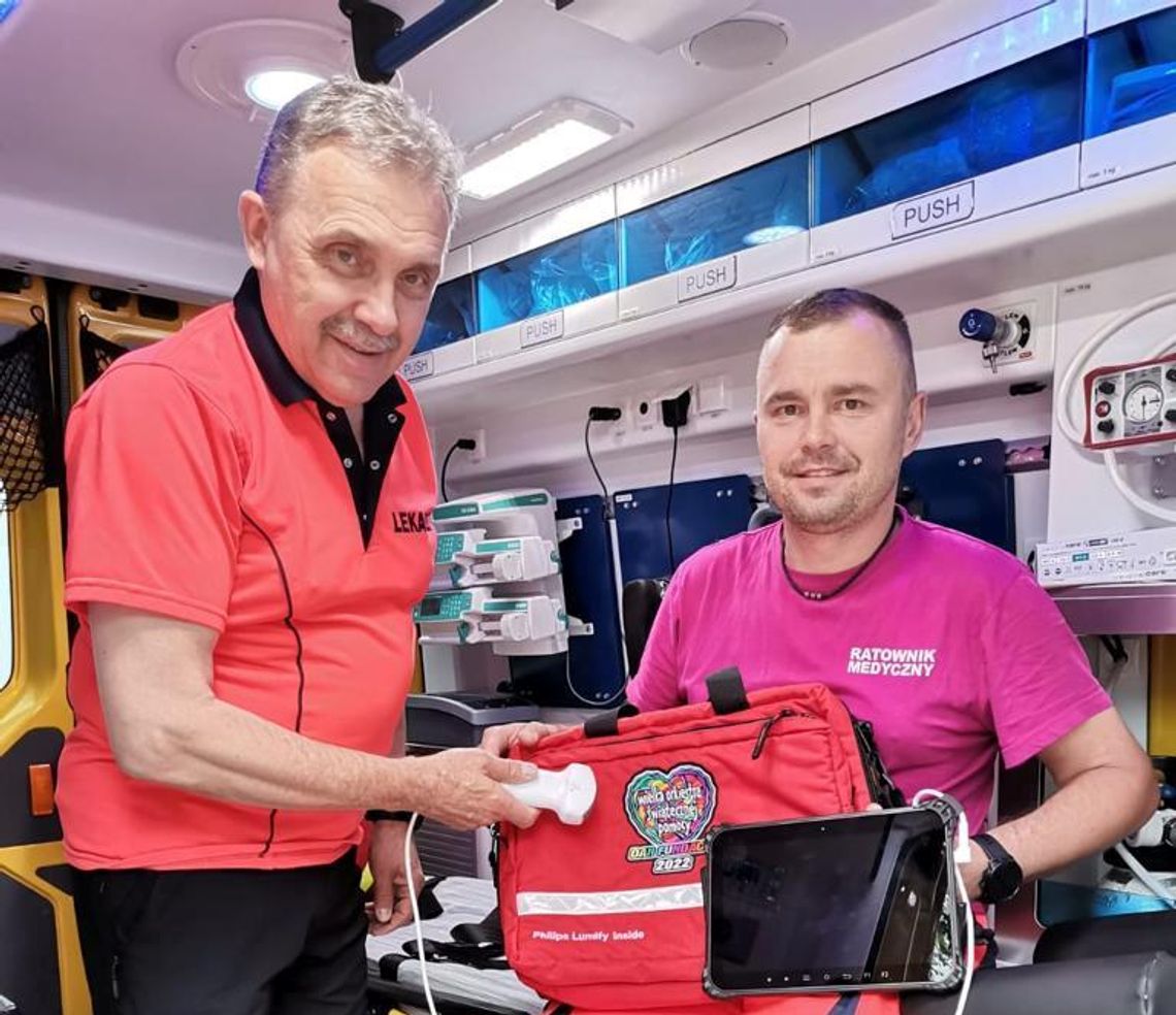 WOŚP przekazała supernowoczesny przenośny system ultrasonograficzny dla kozielskiego szpitala