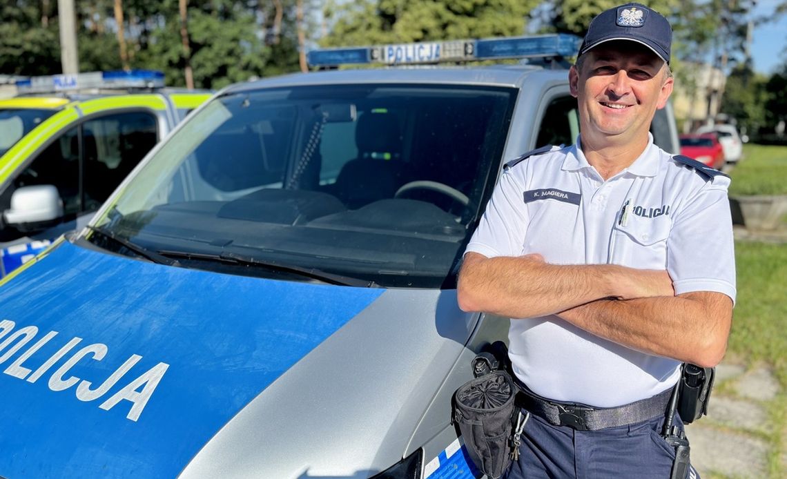 Wracał ze służby, zauważył nietrzeźwego kierowcę. Zareagował bez wahania