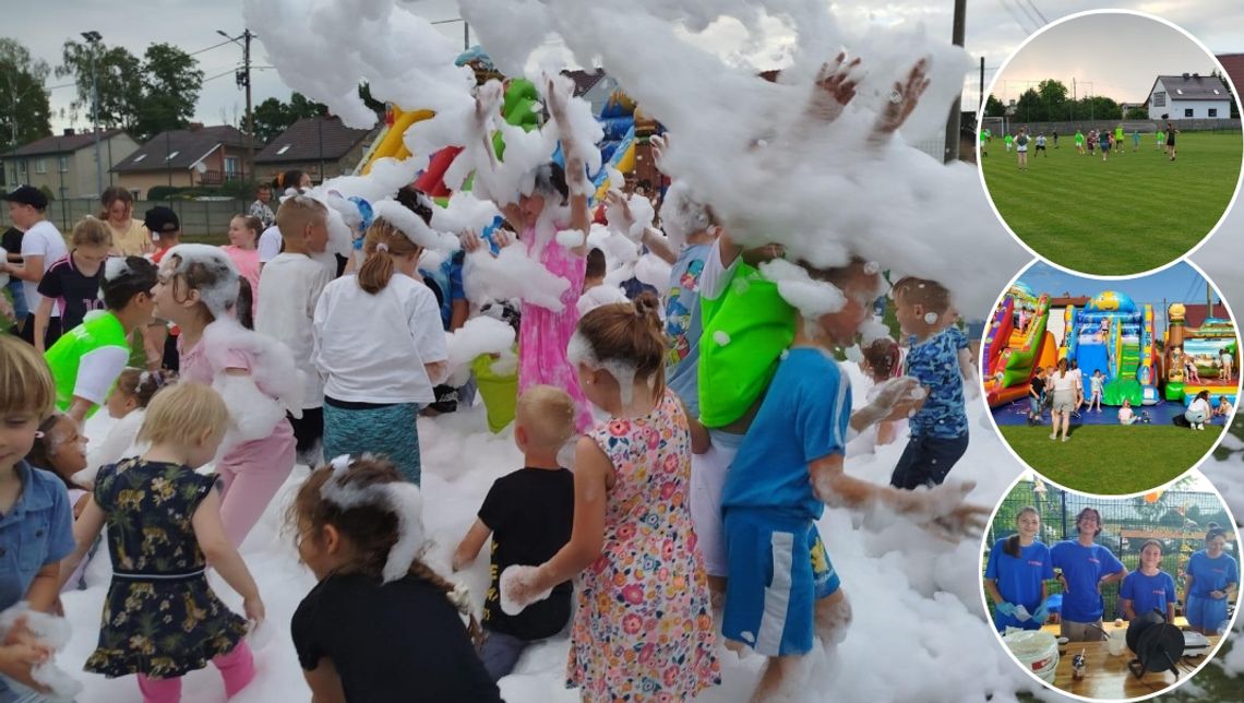 Wspólna zabawa w Dziergowicach podczas rodzinnego pikniku. ZDJĘCIA