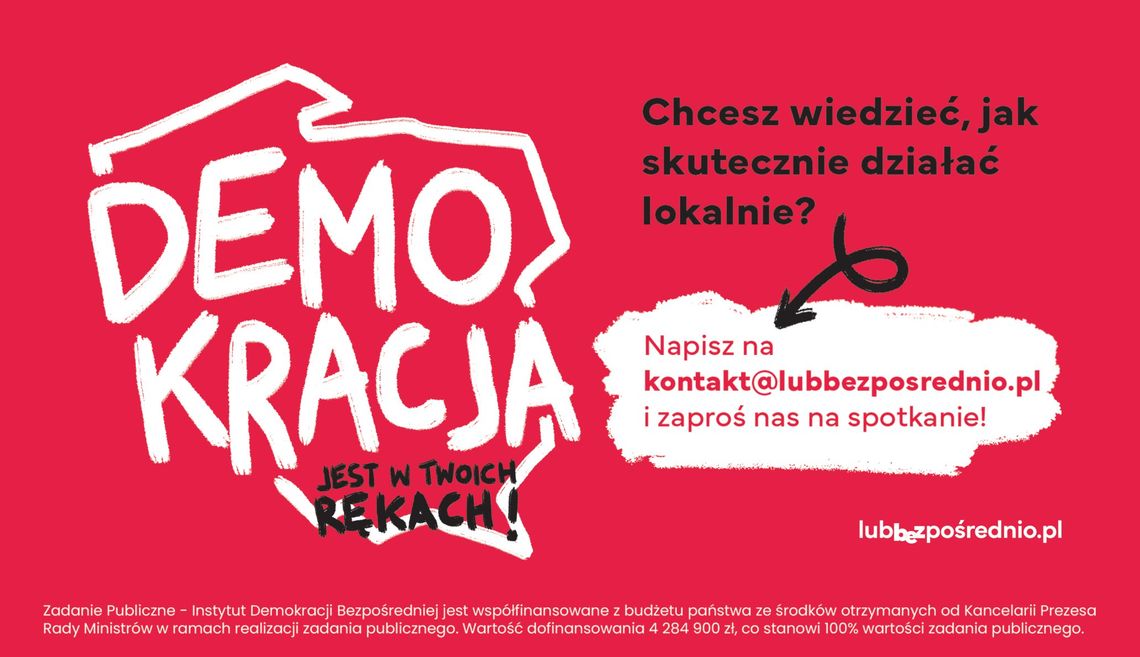 Wybory coraz bliżej, ale mieszkańcy mogą zmieniać swoją małą ojczyznę na co dzień Wybory coraz bliżej, ale mieszkańcy mogą zmieniać swoją małą ojczyznę na co dzień