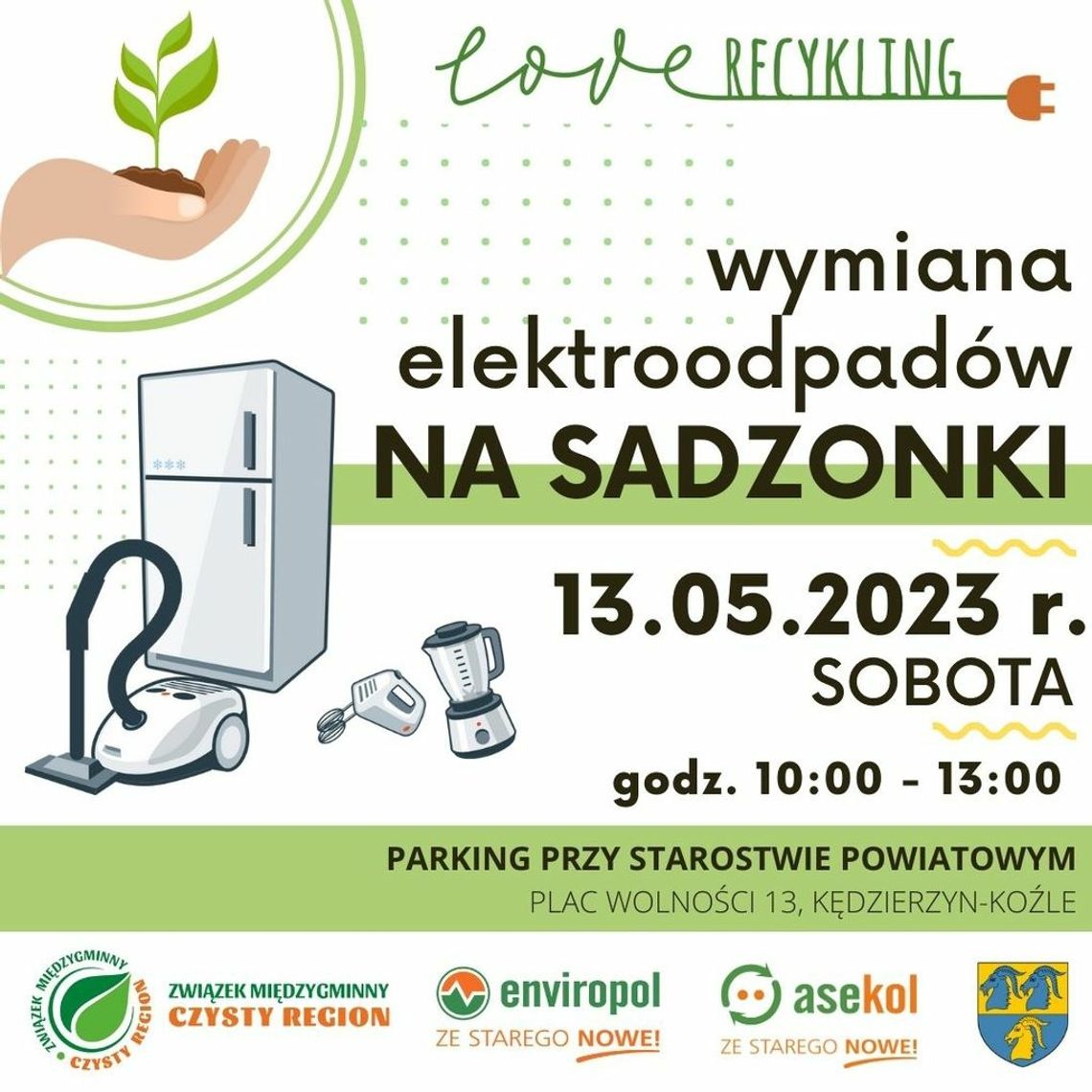 Wymień elektro śmieci na sadzonki już w najbliższą sobotę