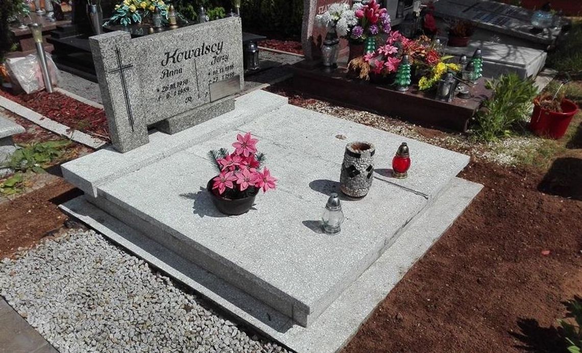 Wyremontowali grób bohatera, który spoczywa na cmentarzu "Kuźniczka"