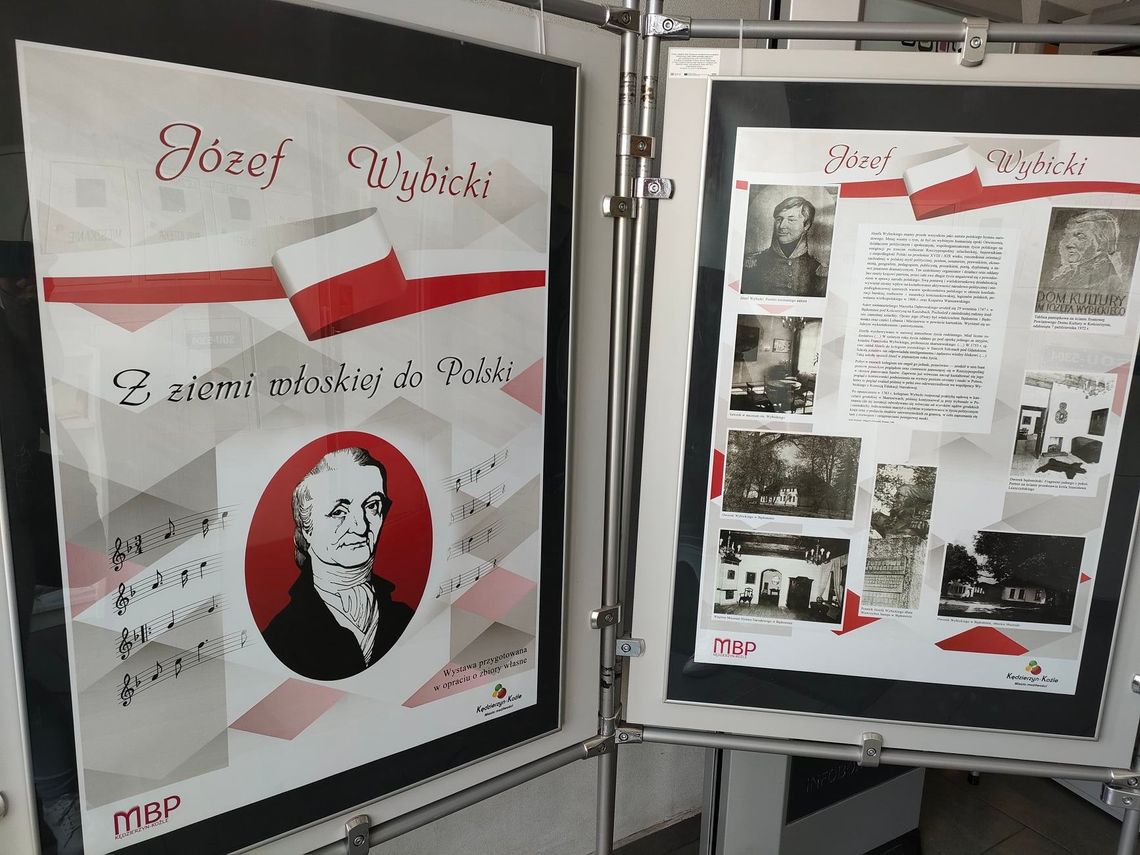 Wystawa poświęcona Józefowi Wybickiemu w kozielskiej bibliotece Wystawa poświęcona Józefowi Wybickiemu w kozielskiej bibliotece