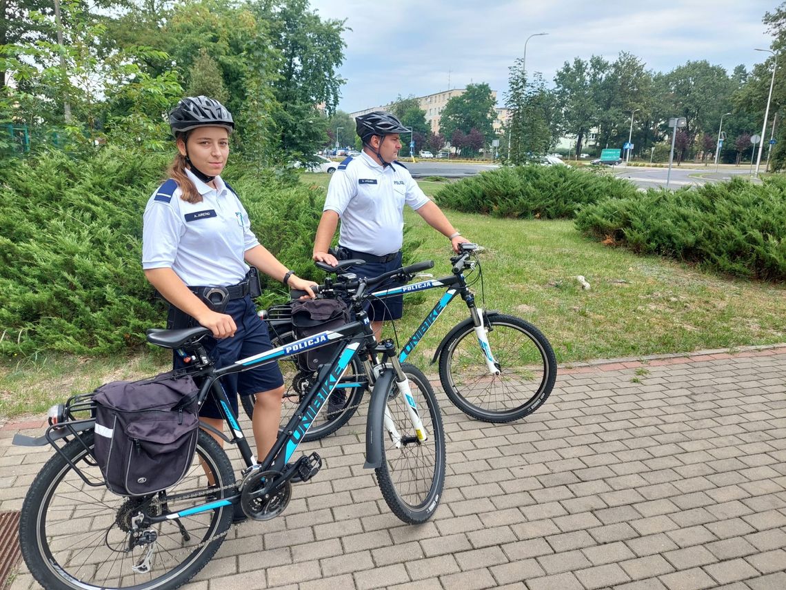 Wzmożone patrole policjantów na rowerach. Przyjadą tam, gdzie samochód nie może