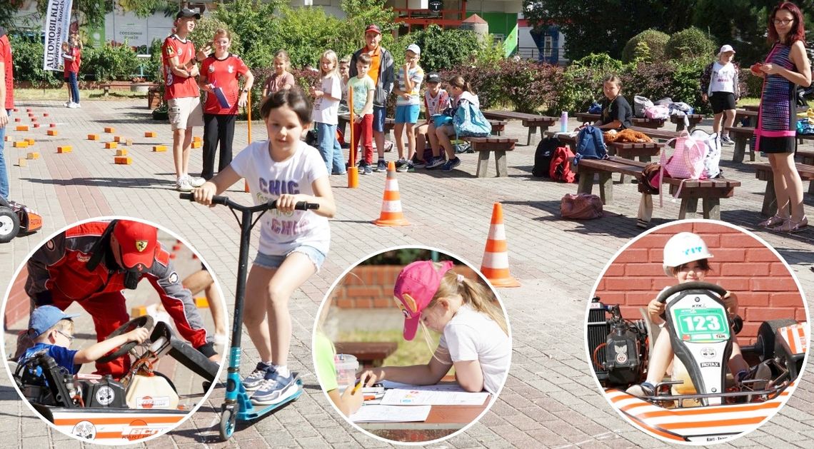 Dzieci na os. Piastów uczyły się, jak bezpiecznie poruszać się po drogach. ZDJĘCIA