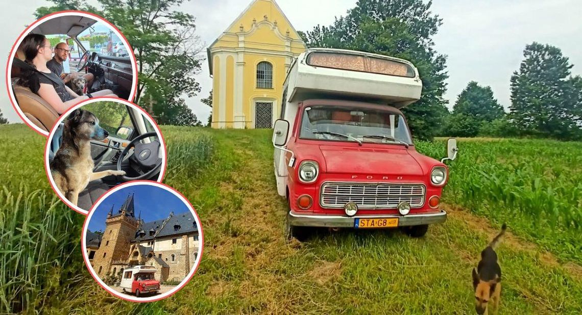 Zabytkowym Fordem wyruszyli śladem swojej podróży poślubnej. Połączyła ich miłość do motoryzacji