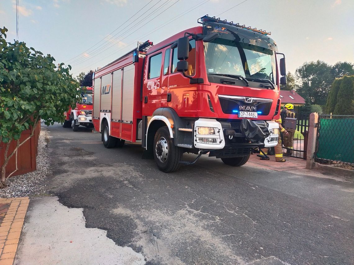 Zadymienie i pożar w Lenartowicach. Interweniowali strażacy Zadymienie i pożar w Lenartowicach. Interweniowali strażacy