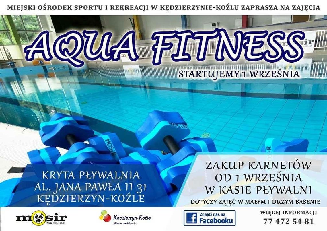 Zajęcia aqua fitness na pływalni w Kędzierzynie