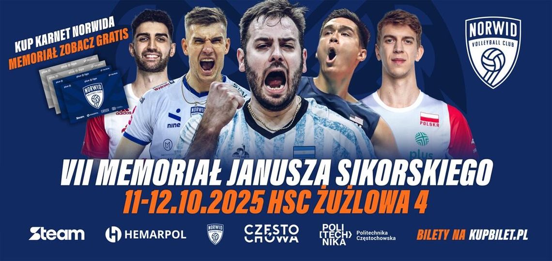 ZAKSA Kędzierzyn-Koźle wystąpi w Memoriale Janusza Sikorskiego