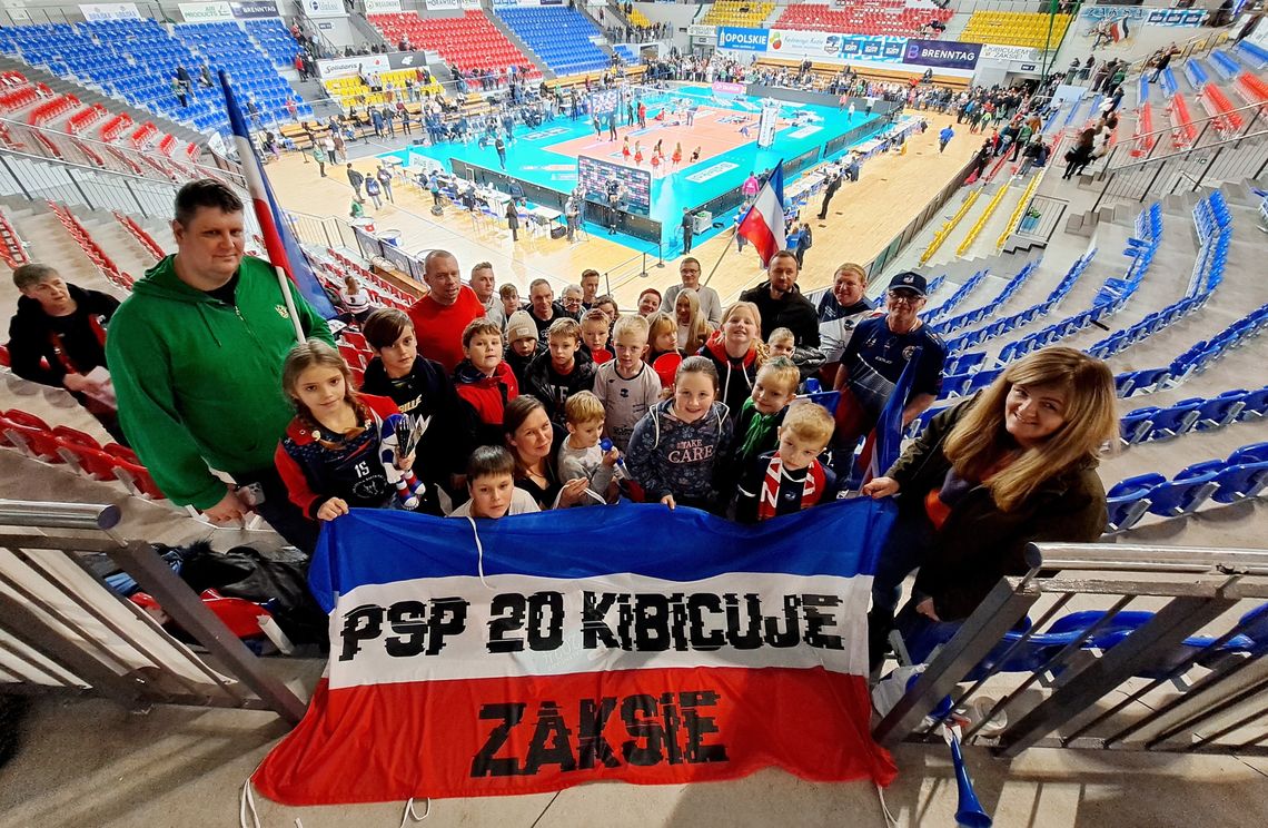 Grupa Azoty ZAKSA ma nowych fanów wśród najmłodszych. ZDJĘCIA