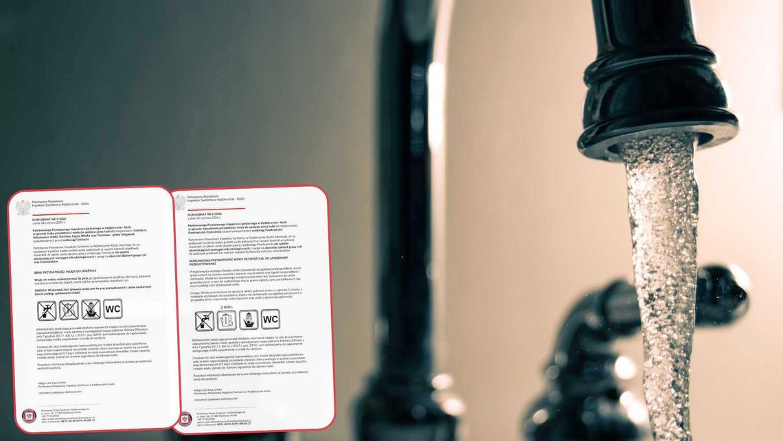 Zanieczyszczenie wody w części gminy Pawłowiczki. Sanepid wydał dwa komunikaty Zanieczyszczenie wody w części gminy Pawłowiczki. Sanepid wydał dwa komunikaty
