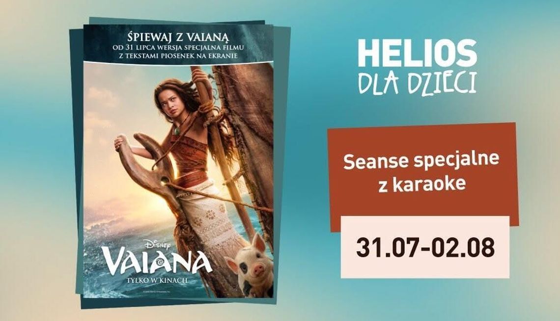 Zaśpiewaj razem z Vaianą! Specjalne seanse karaoke w kinie Helios Zaśpiewaj razem z Vaianą! Specjalne seanse karaoke w kinie Helios