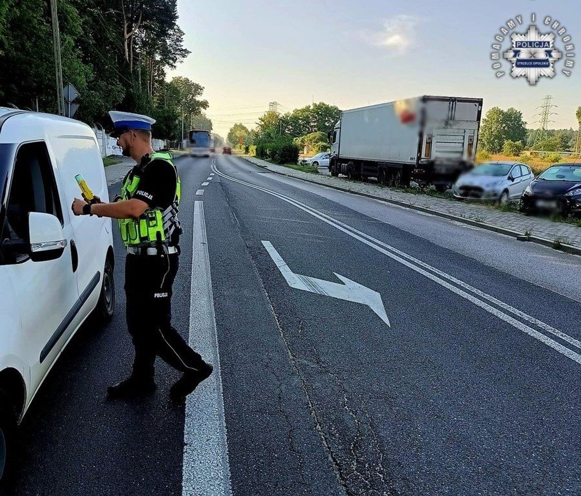 Zatrzymano pijanego kierowcę ciężarówki z powiatu kędzierzyńsko-kozielskiego