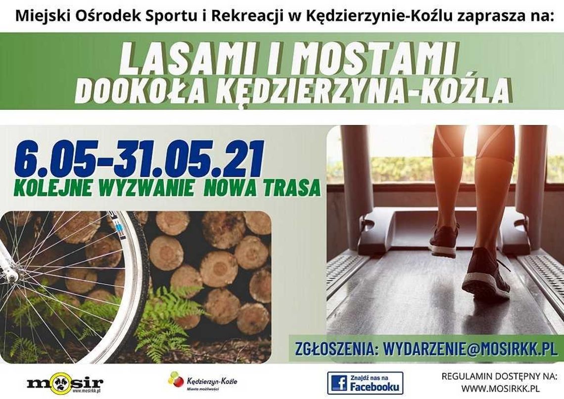 Zbieraj kilometry - lasami i mostami dookoła Kędzierzyna-Koźla