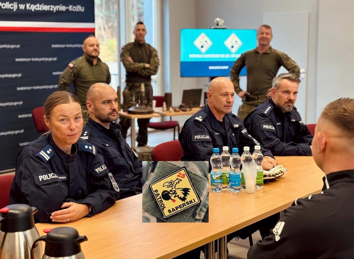 Zgłębili wiedzę na temat zagrożeń związanych z materiałami wybuchowymi. ZDJĘCIA