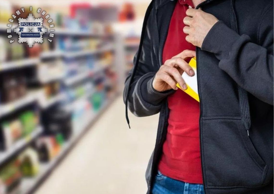 Złodziej powerbanka ze sklepu wpadł na gorącym uczynku. Był wcześniej poszukiwany przez policję