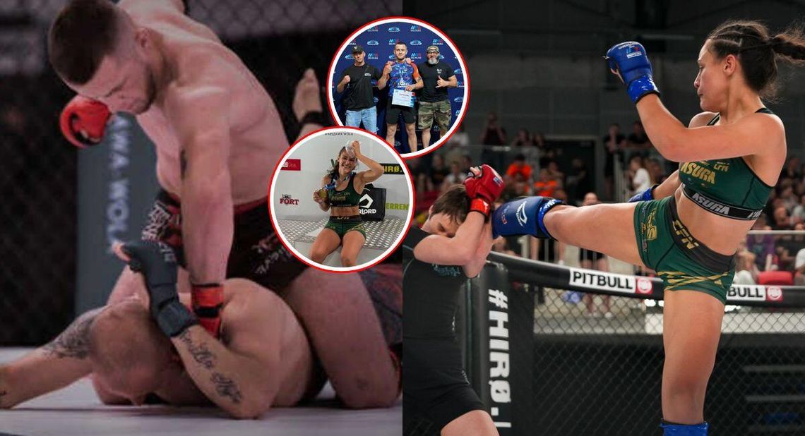 Złoto Aleksandry Geaidy i srebro Jakuba Lubasa na Mistrzostwach MMA Polska w Puławach. ZDJĘCIA