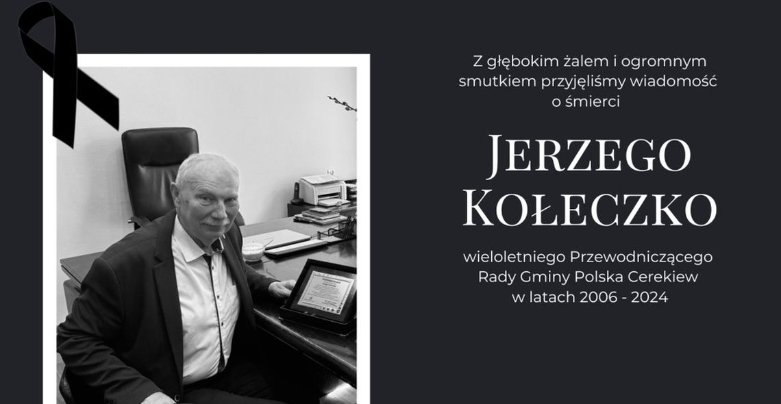 Zmarł Jerzy Kołeczko – długoletni przewodniczący Rady Gminy Polska Cerekiew