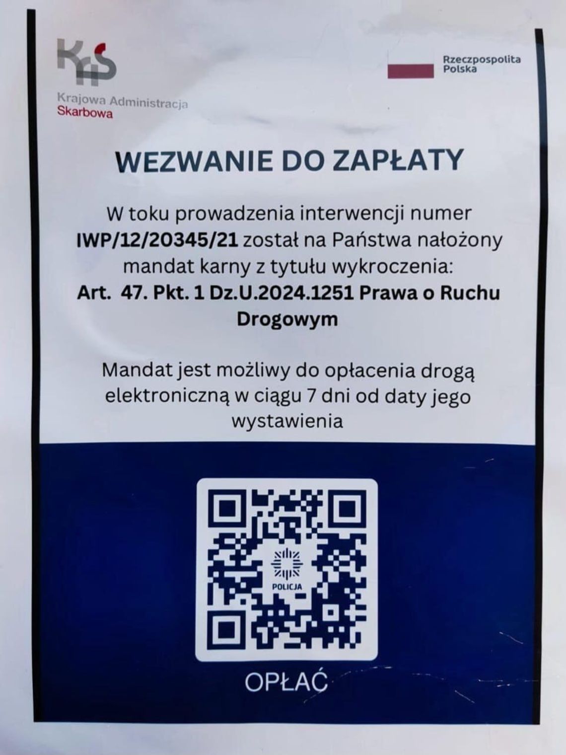 Znalazłeś taką ulotkę za wycieraczką samochodu? Nie daj się nabrać, to próba oszustwa!