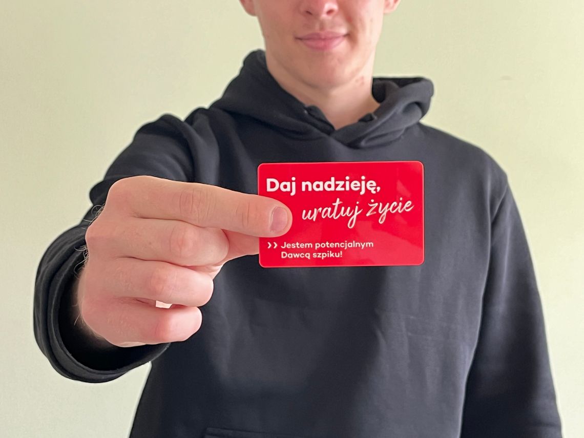 Zostań potencjalnym dawcą szpiku. Jedna decyzja może uratować życie